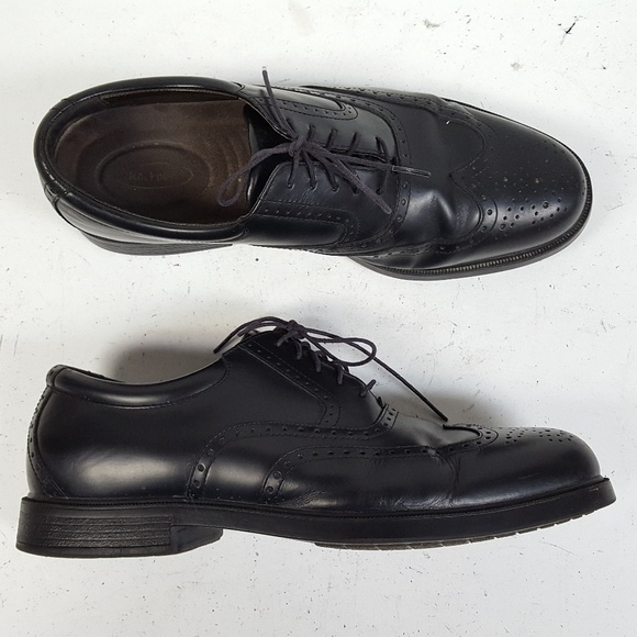 rockport black brogues